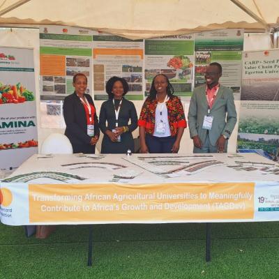 Tagdev At Egerton Exhibits During The 19th Ruforum Agm In Cameroon