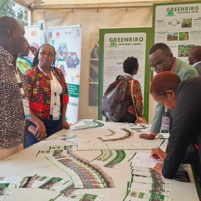 The Ag.dvc Apd Egerton University Engaging With Exhibitors During The 19th Ruforum Agm In Cameroon
